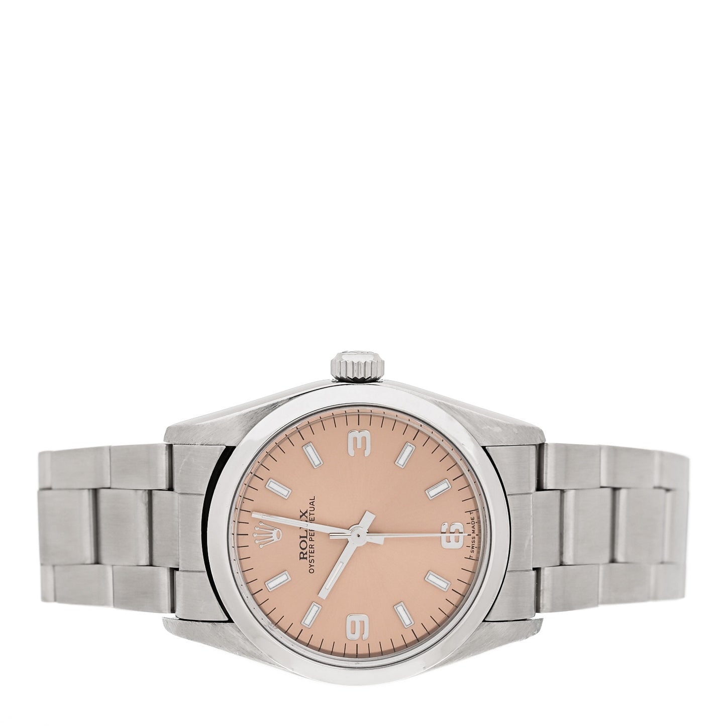 Stainless Steel 31mm Oyster Perpetual Watch Pink 67480