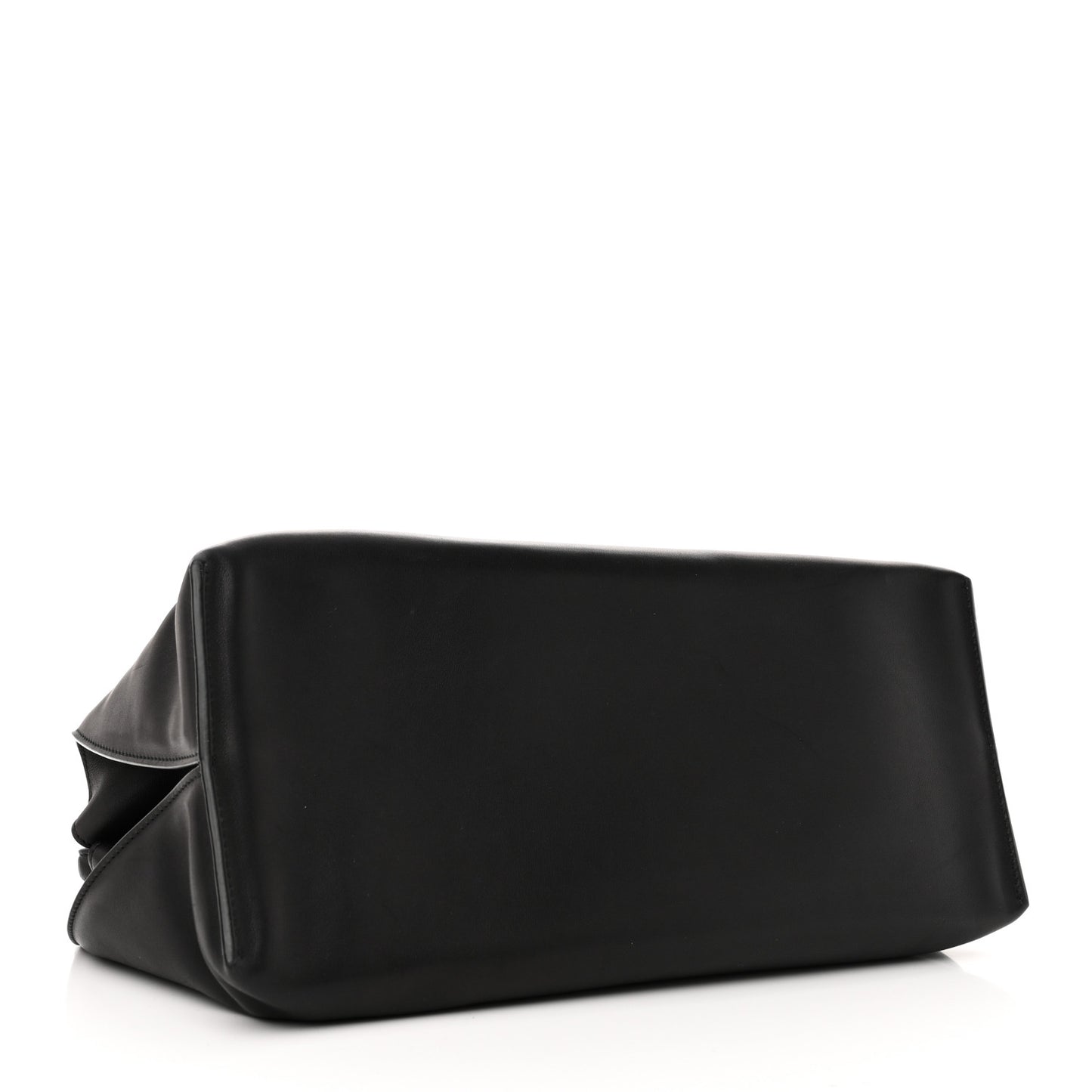 Saddle Calfskin Sienna Shoulder Bag Black