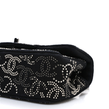 Chanel Canvas Studded Mini Rectangular Flap Black 10 of 10