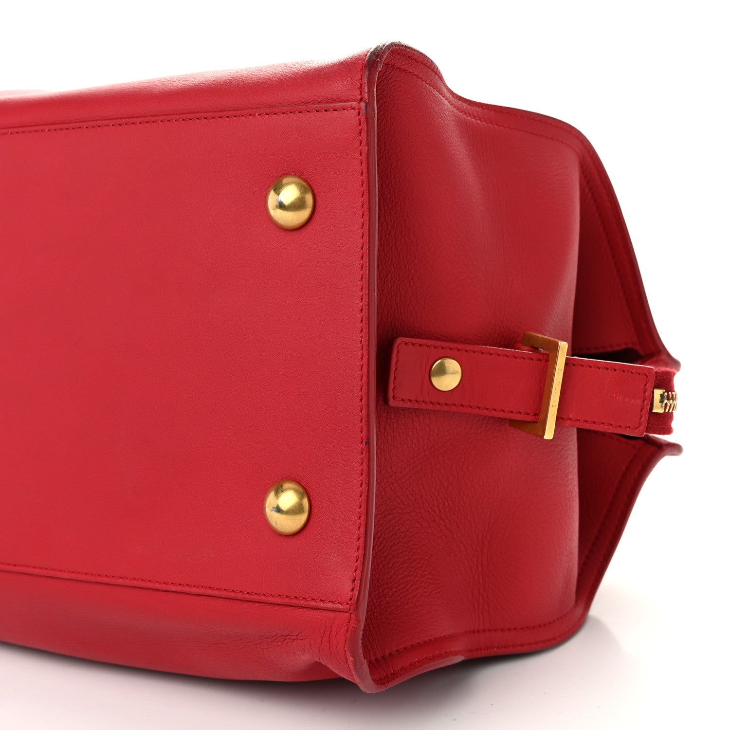 Saint Laurent Calfskin Medium Classic Y Cabas Fuchsia 9 of 12