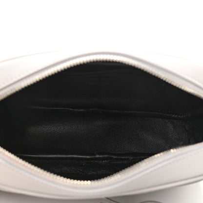 Saint Laurent Grain De Poudre Matelasse Monogram Mini Lou Camera Bag Granite 6 of 13