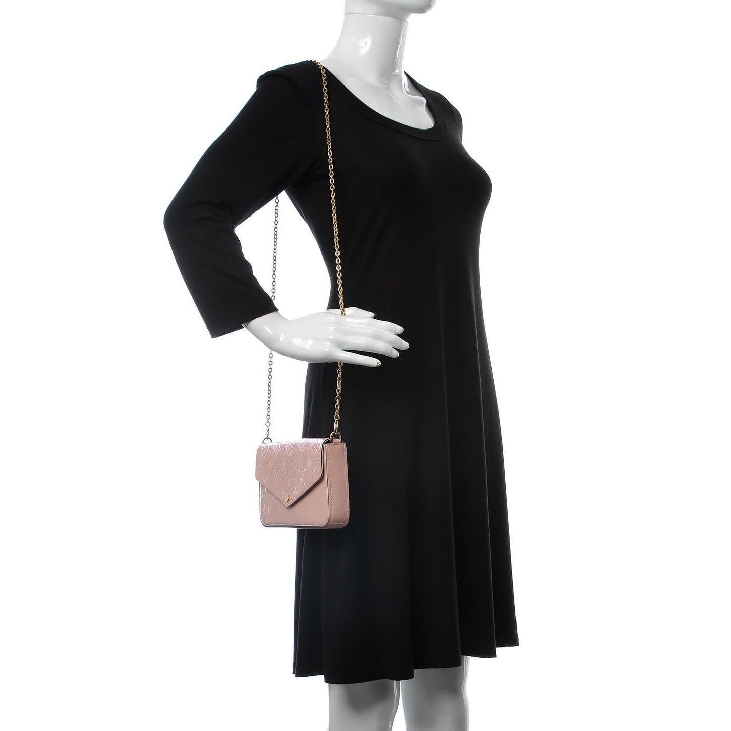 Vernis Felicie Chain Wallet Rose Ballerine