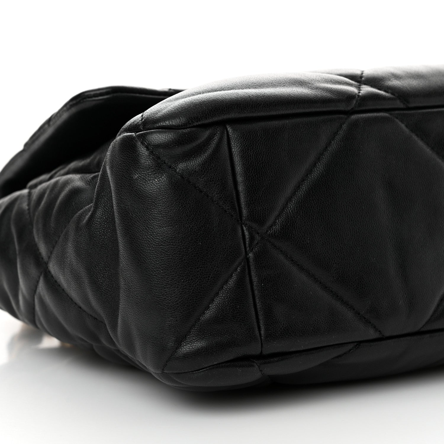 Chanel Lambskin Quilted Large Chanel 19 Flap Black 9 of 13