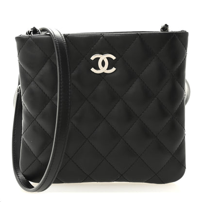 Chanel Lambskin Quilted Crossbody Bag Black 1 of 10