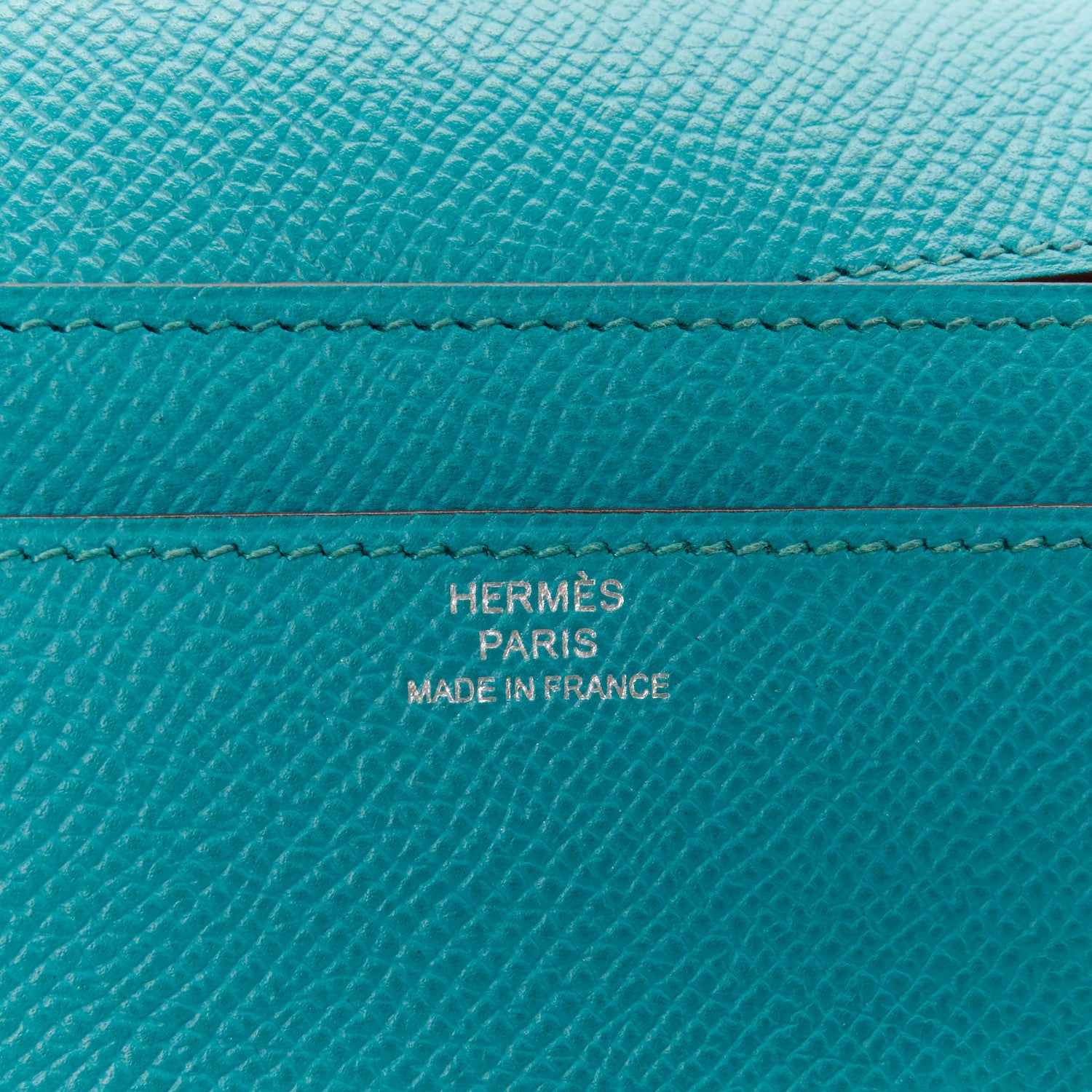 Hermes Epsom Constance Long Wallet Bleu Paon 6 of 9