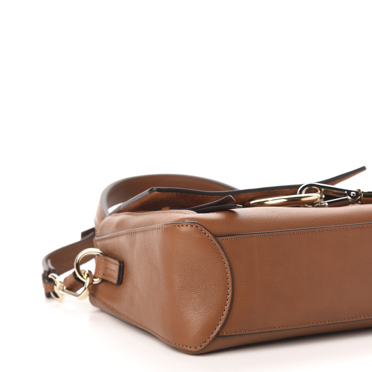 Calfskin Mini Faye Day Shoulder Bag Tan
