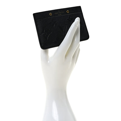 Louis Vuitton Empreinte Card Holder Black 2 of 7