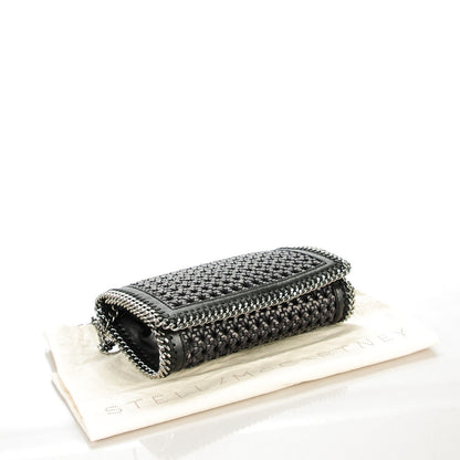 Stella McCartney Faux Leather Woven Crossbody Black 4 of 8