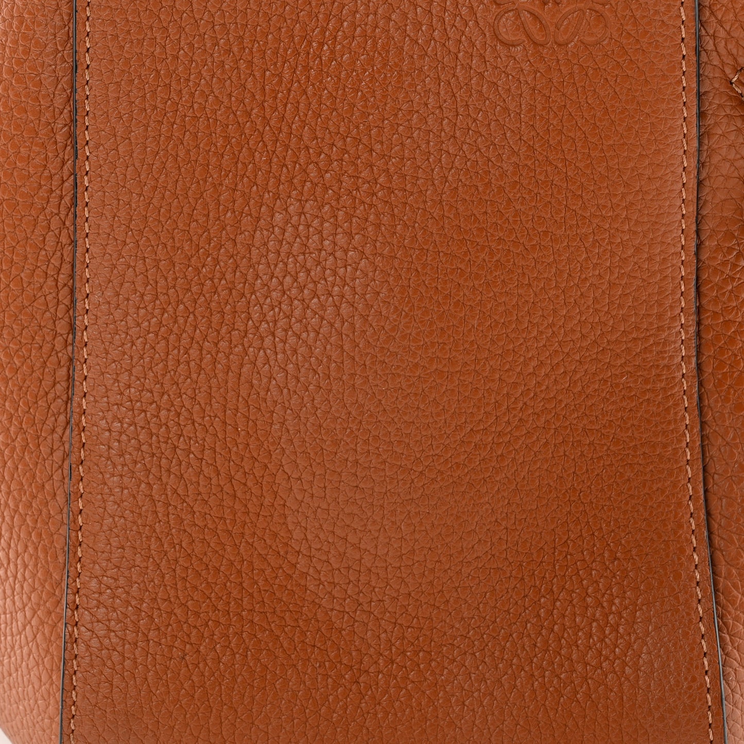Grained Calfskin Medium Hammock Shoulder Bag Tan