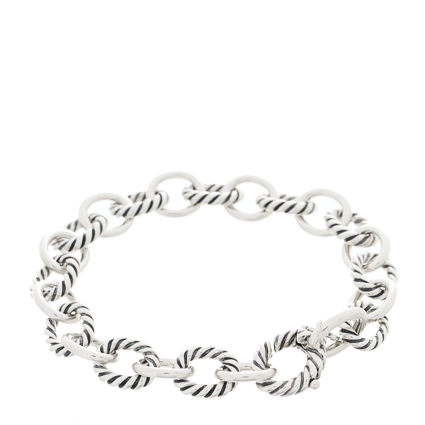Sterling Silver 10mm Medium Oval Link Bracelet