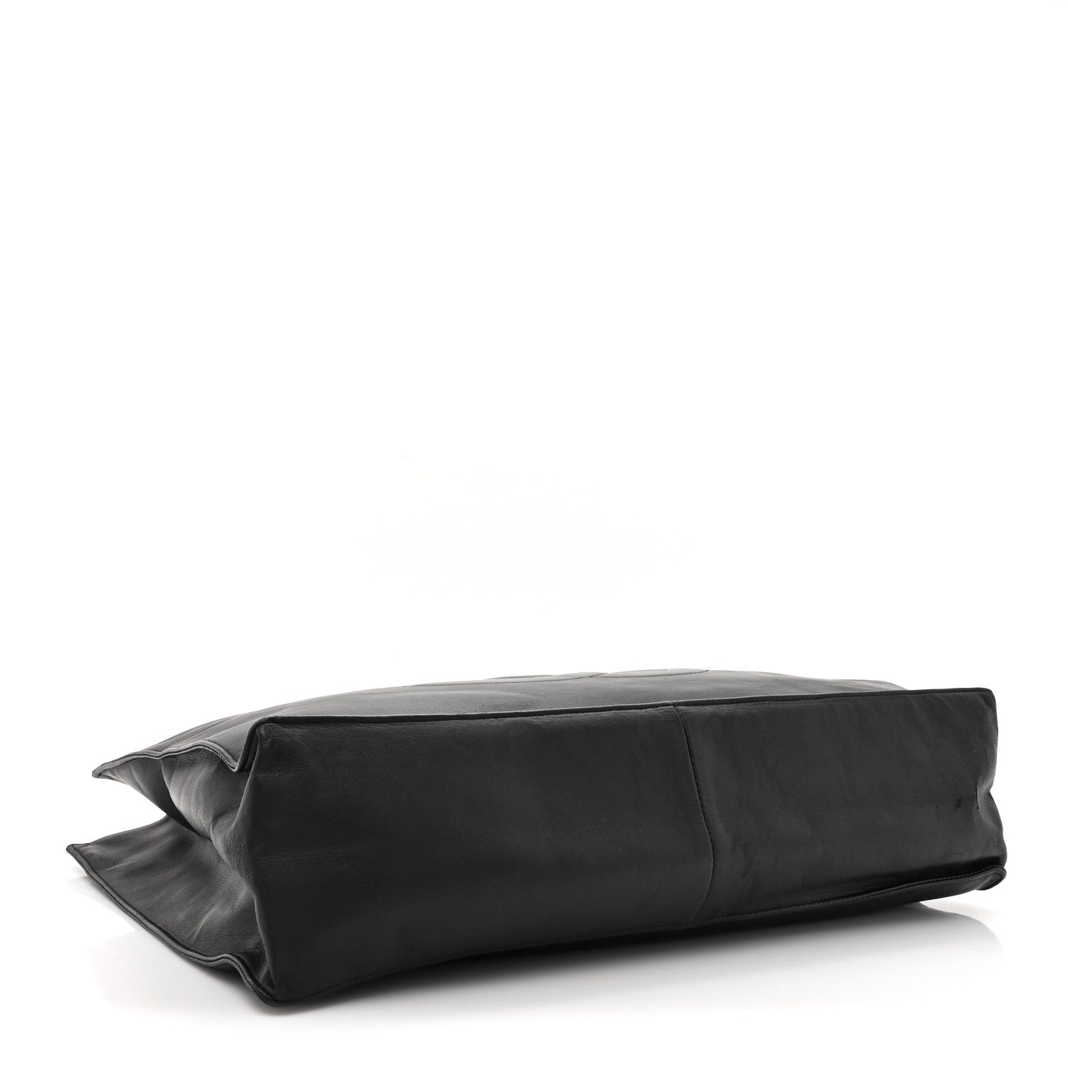 Chanel Lambskin CC Tote Black 4 of 16