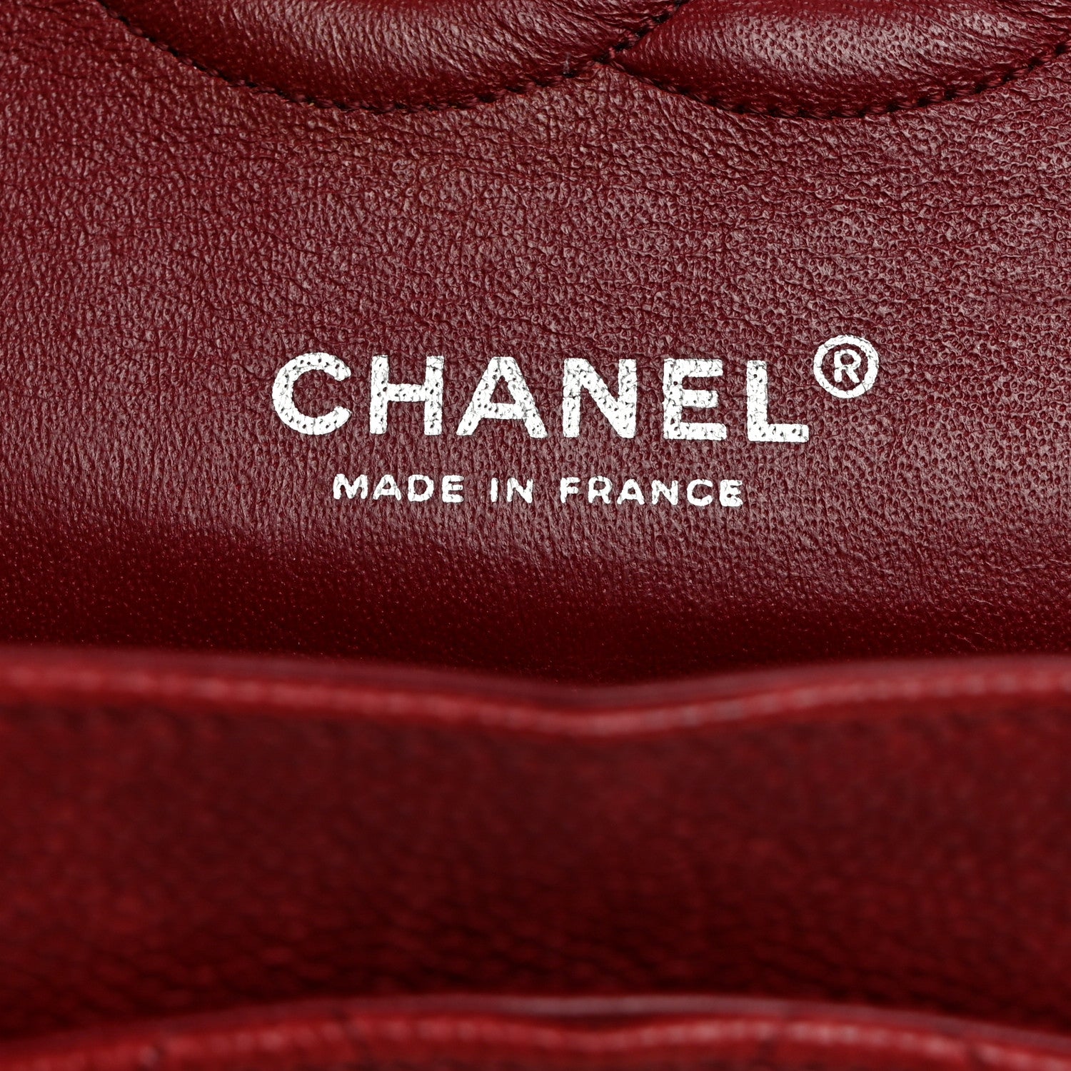 Chanel Washed Caviar Quilted 2.55 Reissue 225 Bijoux Chain Flap Red 6 of 16