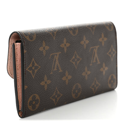 Louis Vuitton Monogram Emilie Wallet Rose Ballerine 3 of 10