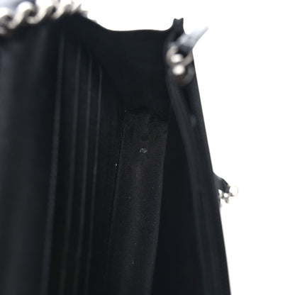 Chanel Caviar Quilted Boy Wallet On Chain WOC Black 11 of 12