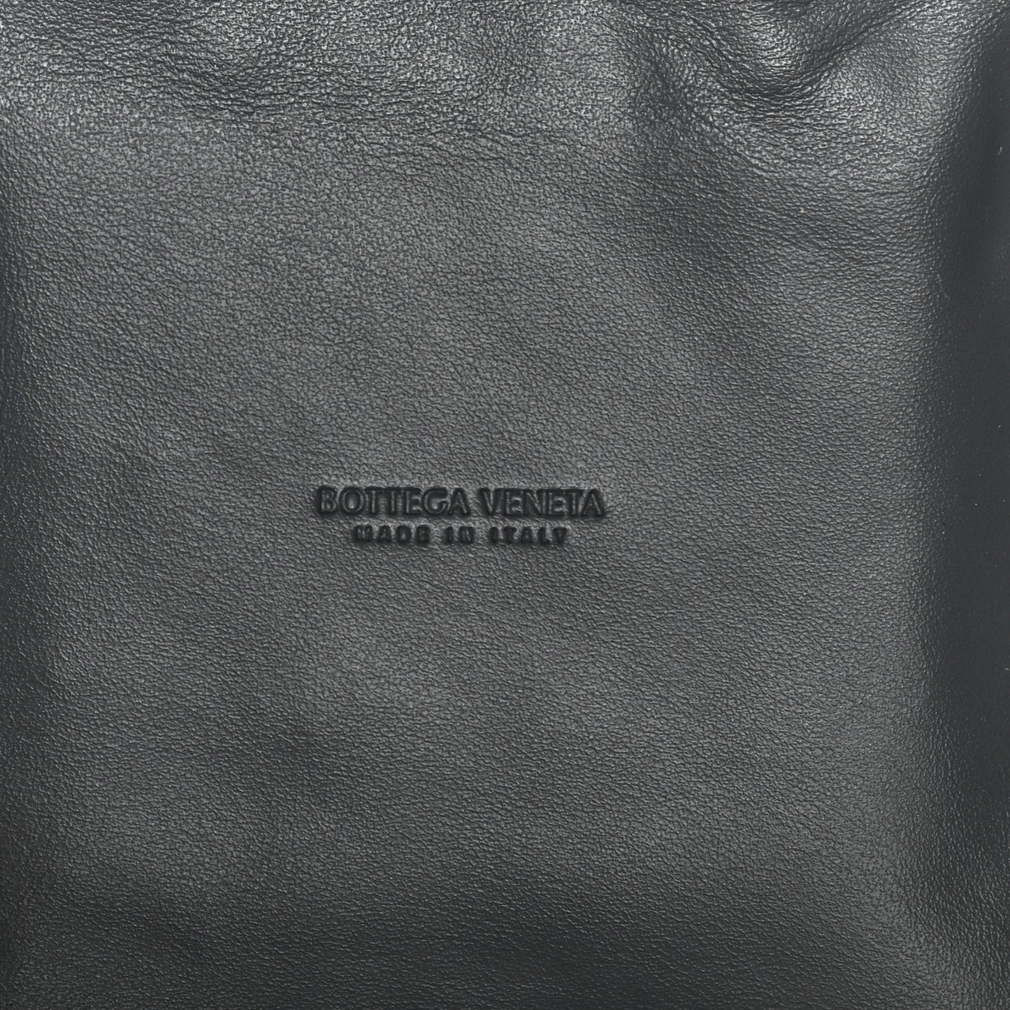 Nappa Intrecciato Small Drawstring Bucket Bag Thunder