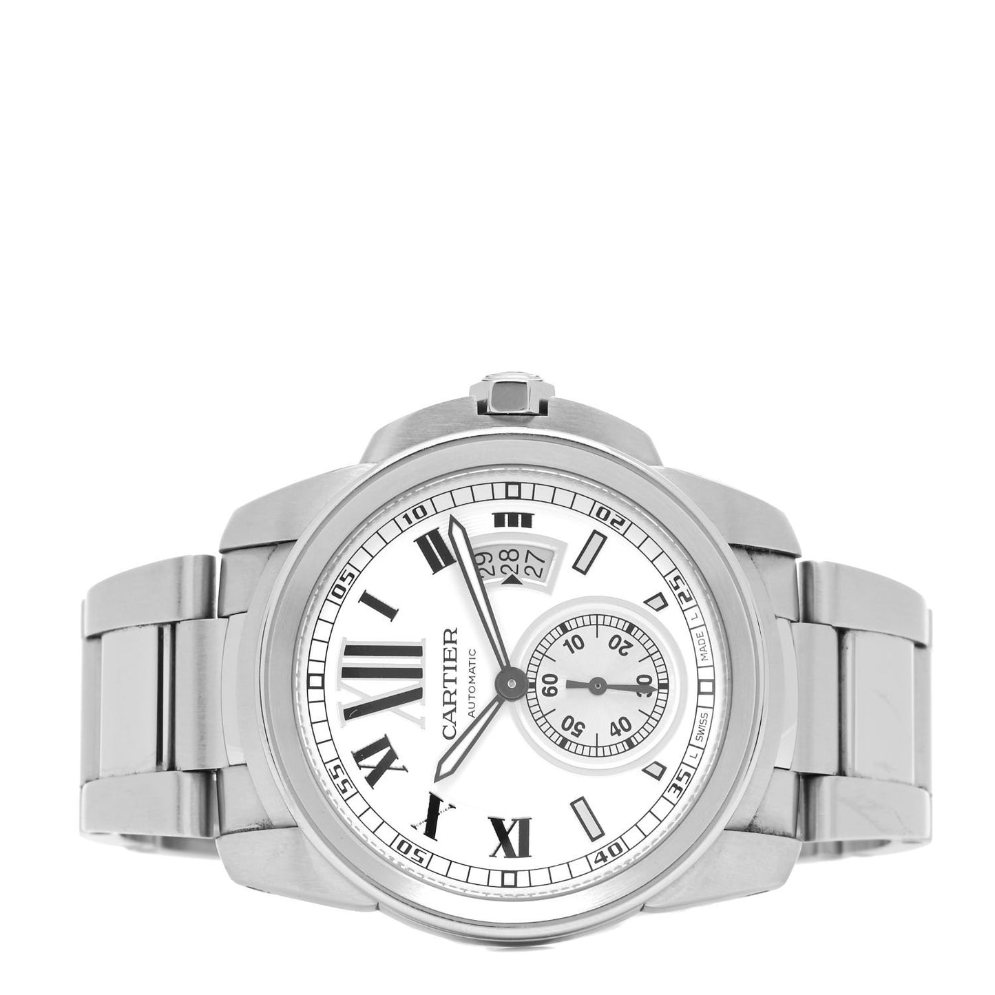 Stainless Steel 42mm Calibre de Cartier Automatic Watch
