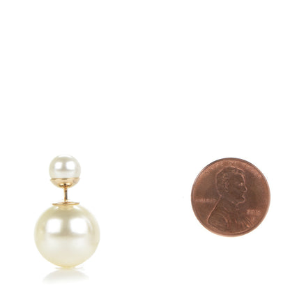 Christian Dior Pearl Mise En Dior Tribal Earrings 2 of 4