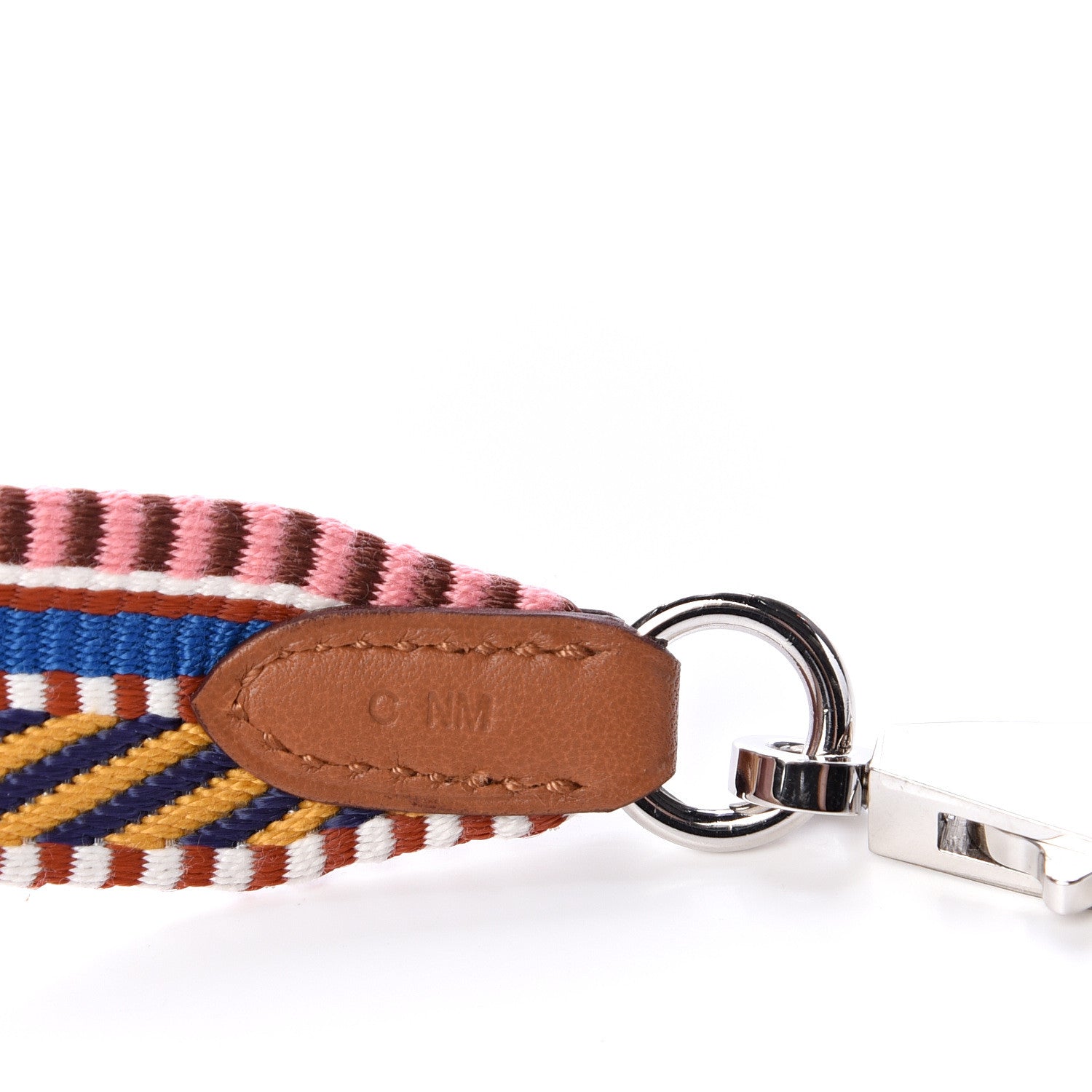 Hermes Toile Swift 25mm Sangle Cavale Shoulder Strap Amber Rose Ete Gold 4 of 5