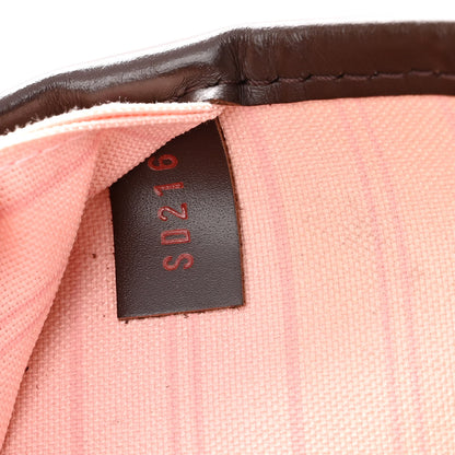 Louis Vuitton Damier Ebene Neo Neverfull MM Rose Ballerine 8 of 14