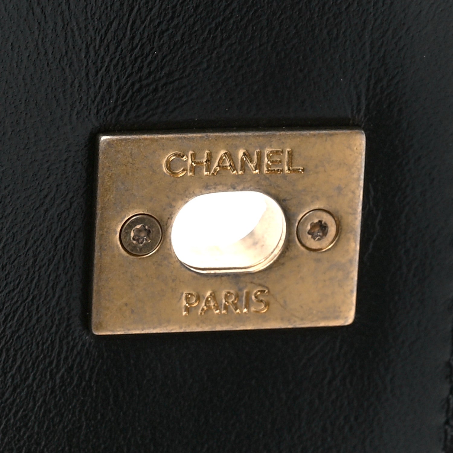 Chanel Lambskin Metal Quilted Twist Top Handle Flap With Chain Black 6 of 11