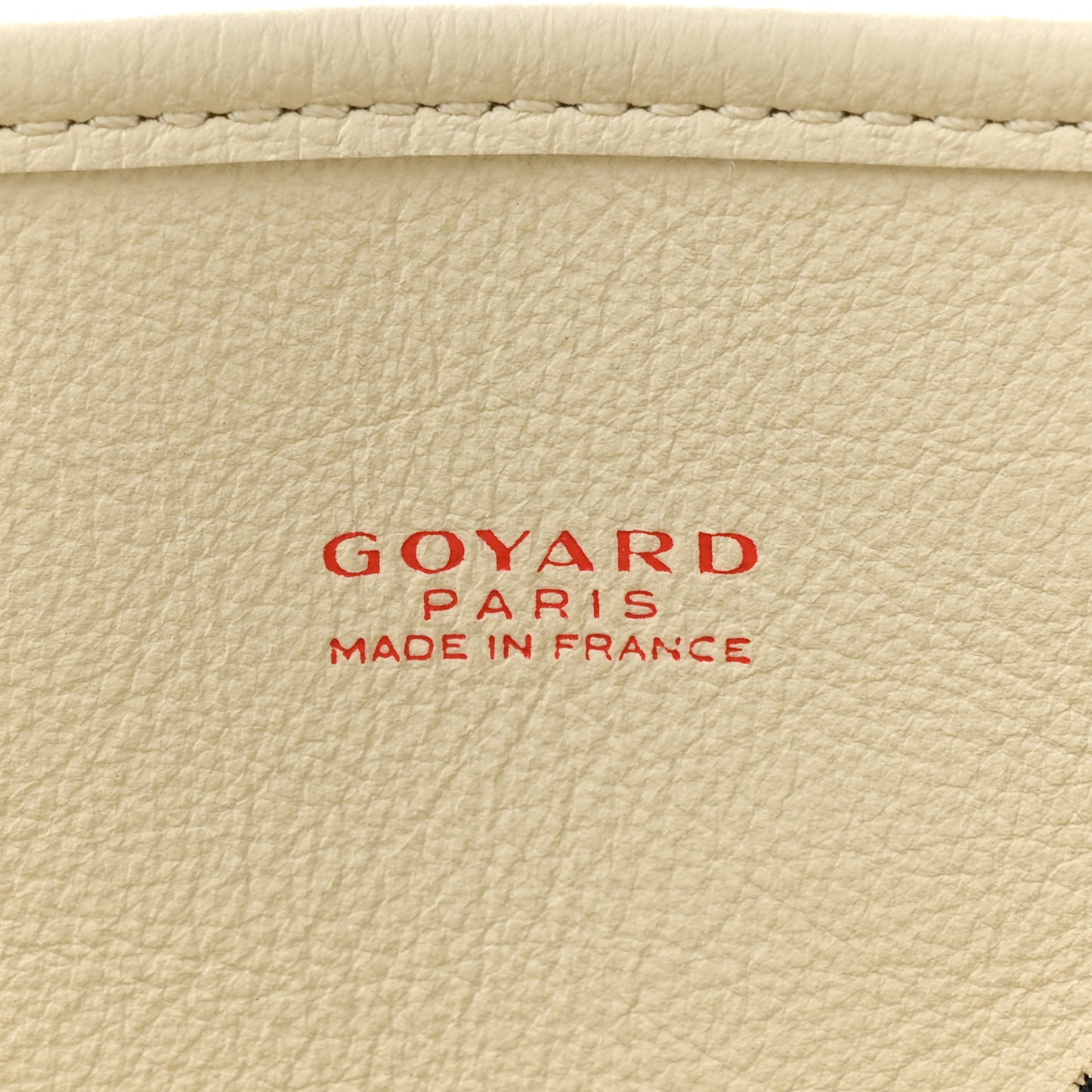 Goyardine Embroidered Seahorse Reversible Anjou PM Sand