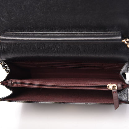 Chanel Caviar Quilted Square Wallet On Chain WOC Black 7 of 11