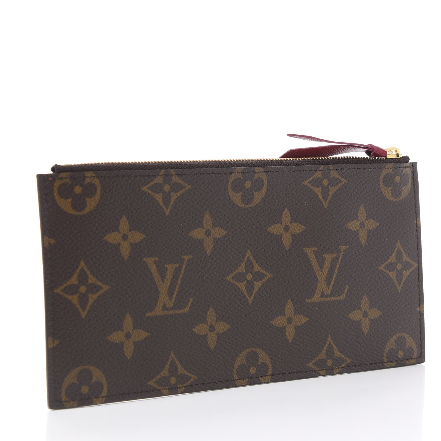 Louis Vuitton Monogram Felicie Chain Wallet Zippered Insert Fuchsia 2 of 8