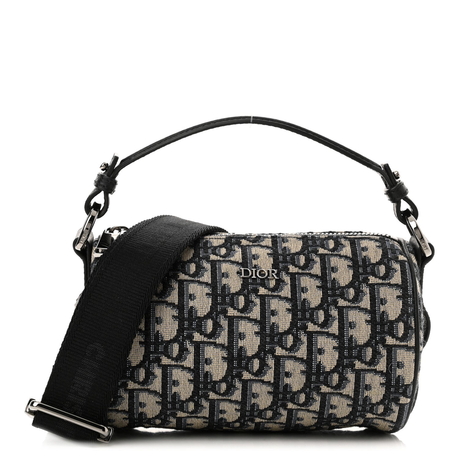 Christian Dior Oblique Mini Roller Messenger Bag Blue 1 of 9