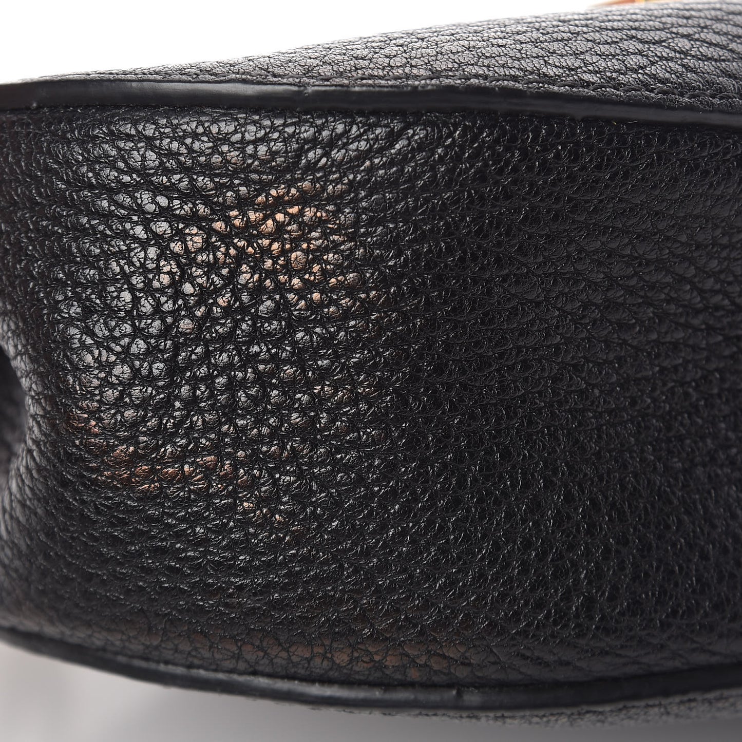 Grained Lambskin Mini Drew Shoulder Bag Black