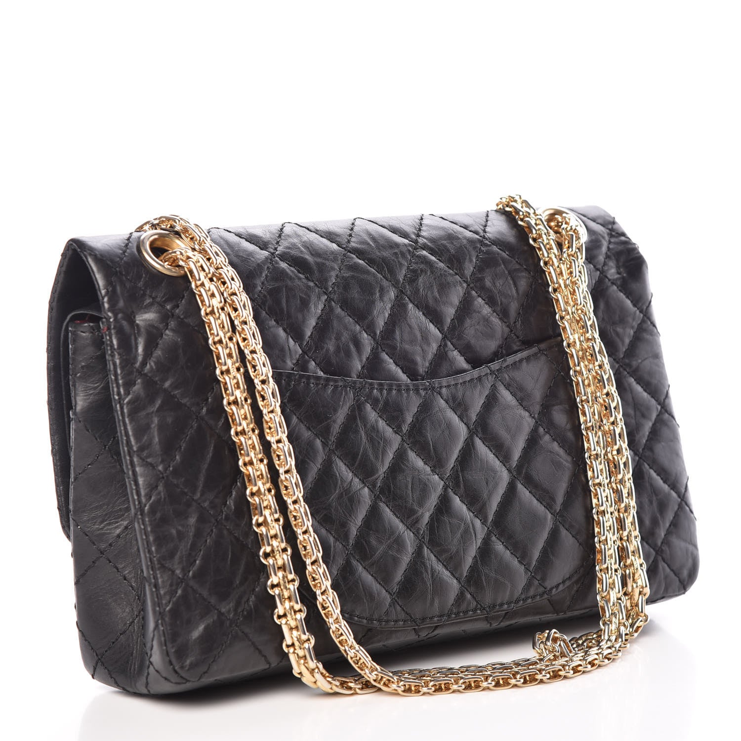 Chanel Aged Calfskin 50th Anniversary 2.55 Reissue 225 Flap Black 3 of 7