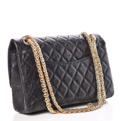 Chanel Aged Calfskin 50th Anniversary 2.55 Reissue 225 Flap Black 3 of 7