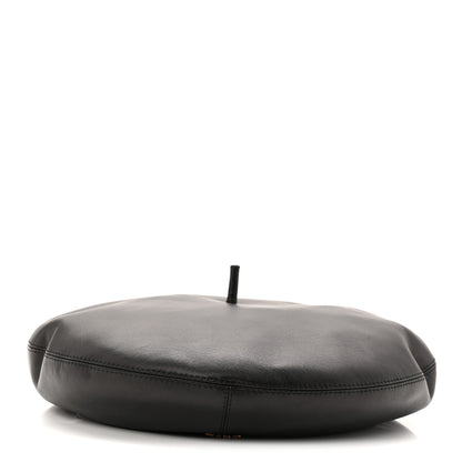 Christian Dior Lambskin D-Dream Beret 57 Black 6 of 8