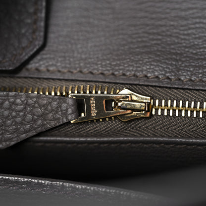 Hermes Togo Birkin 25 Etain 22 of 36