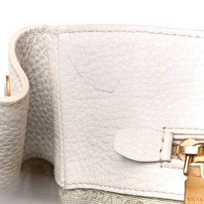 Prada Vitello Daino Top Handle Tote White 9 of 18
