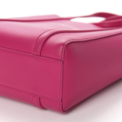 Balenciaga Calfskin XXS Everyday Tote Rose Magenta Black 7 of 9