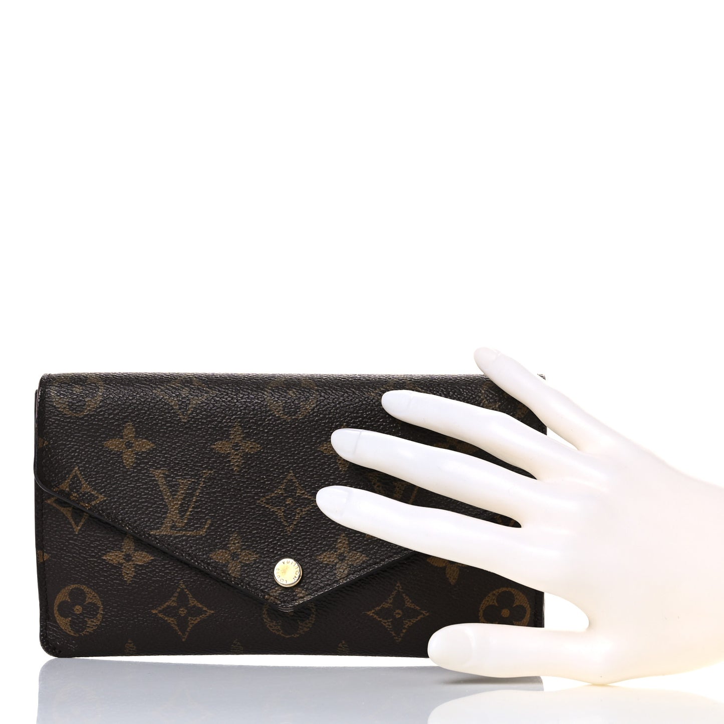 Monogram Jeanne Wallet Rose Ballerine