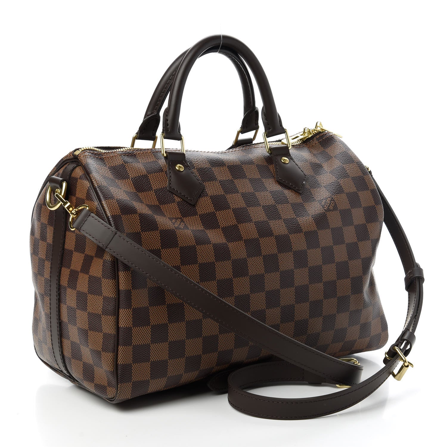 Louis Vuitton Damier Ebene Speedy Bandouliere 30 3 of 10