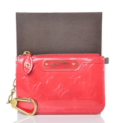 Louis Vuitton Vernis Key Pouch Rose Litchi 9 of 9