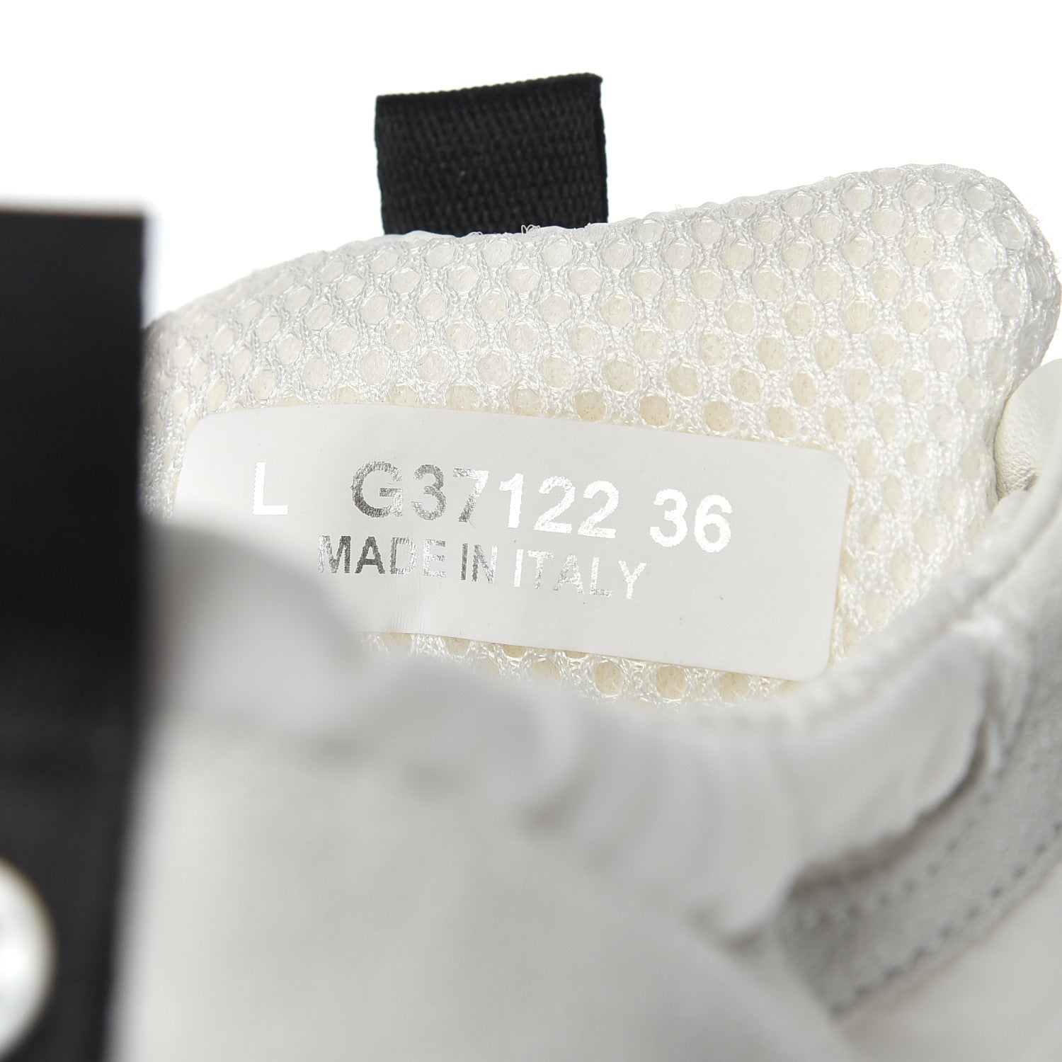 Chanel Nylon Suede Calfskin Womens CC Sneakers 36 Grey White 8 of 16