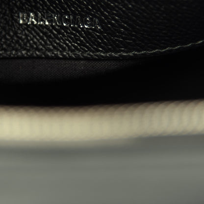 Balenciaga Signature Grained Calfskin Logo S Ville Top Handle Bag Black 6 of 9