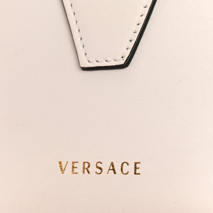 Versace Vitello Mini Virtus Bucket Bag White 13 of 13