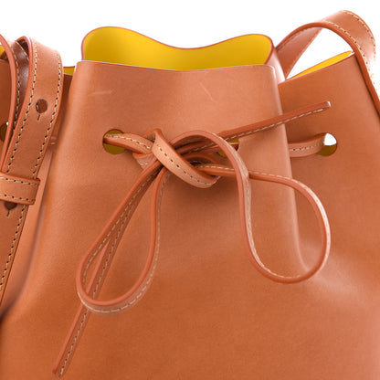Mansur Gavriel Vegetable Tanned Calfskin Mini Bucket Bag Cammello Sun 7 of 7