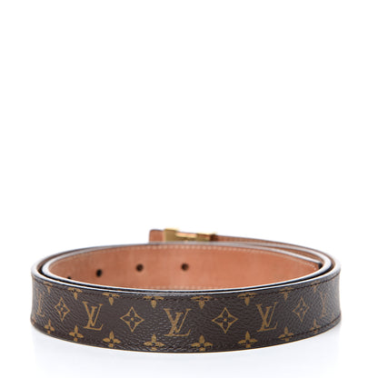 Louis Vuitton Mini Monogram 25mm LV Initiales Belt 85 34 2 of 11