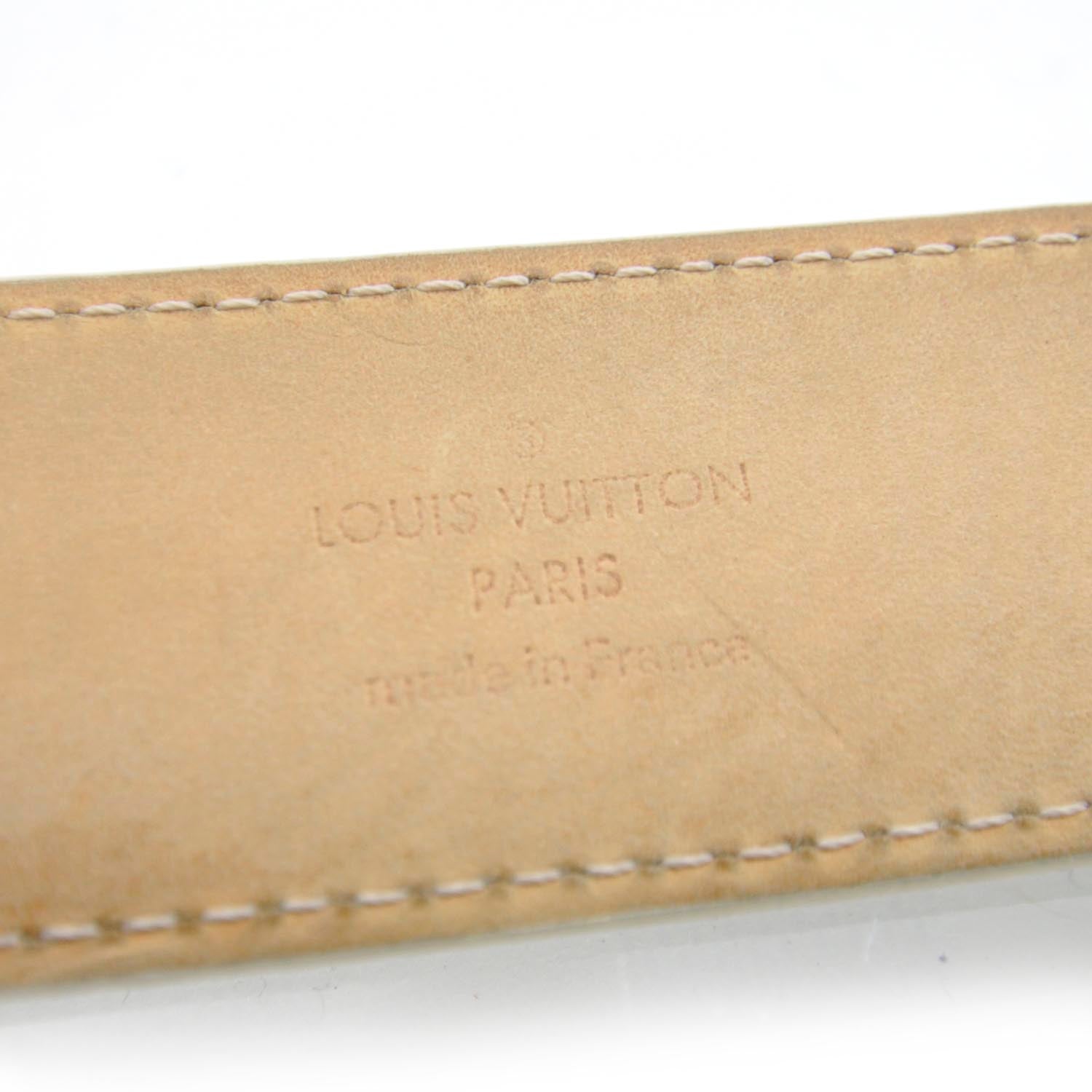 Louis Vuitton Damier Azur Voyage Belt 80 32 2 of 5