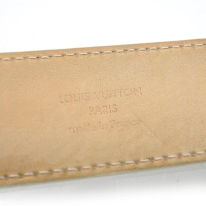Louis Vuitton Damier Azur Voyage Belt 80 32 2 of 5