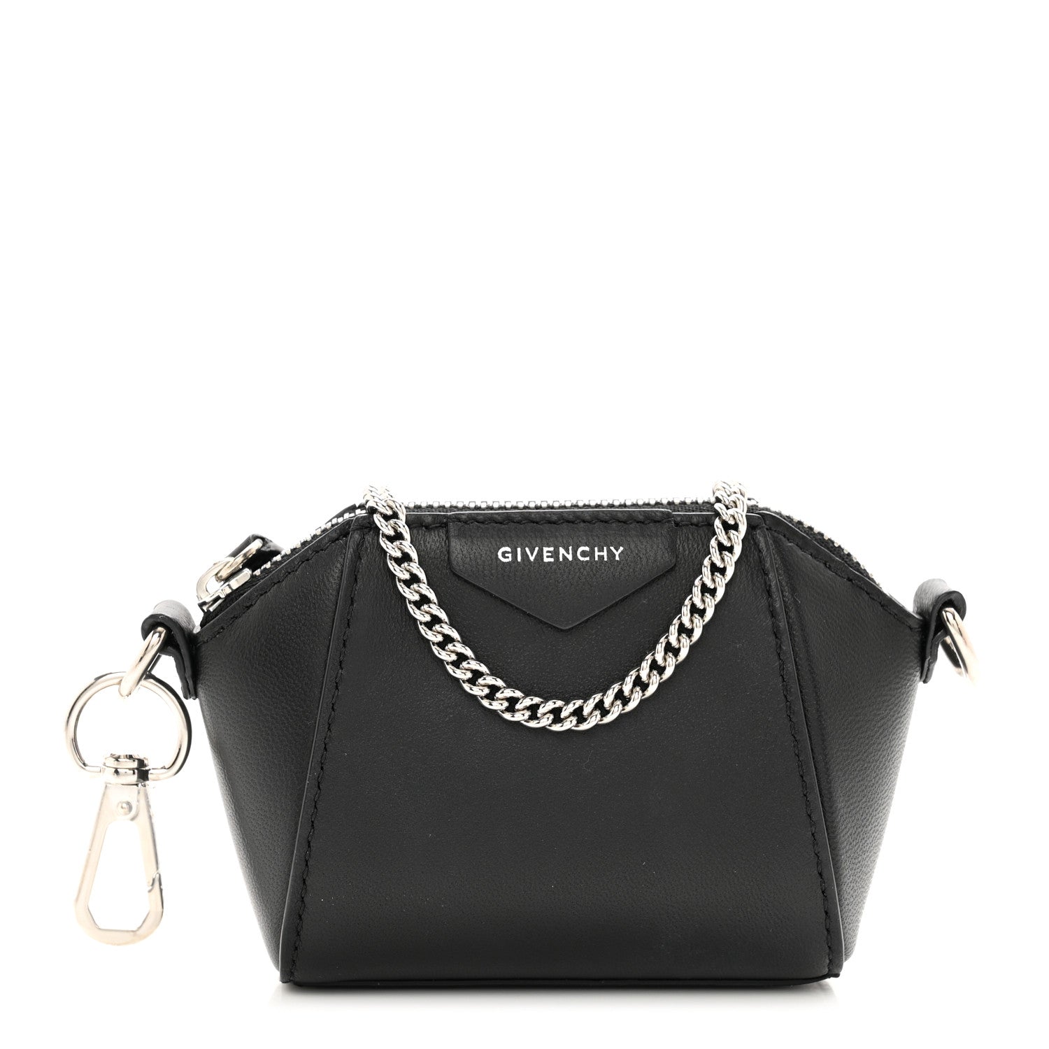 Givenchy Lambskin Baby Antigona with Chain Black 1 of 9