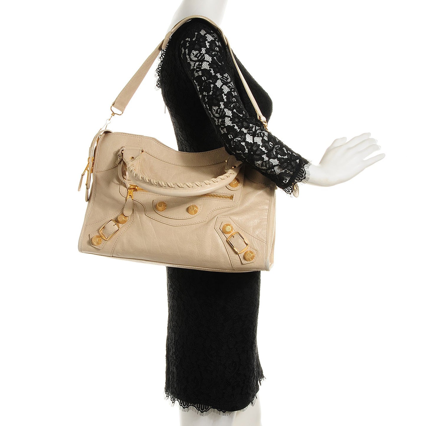 Agneau Giant 21 Gold Hardware City Praline