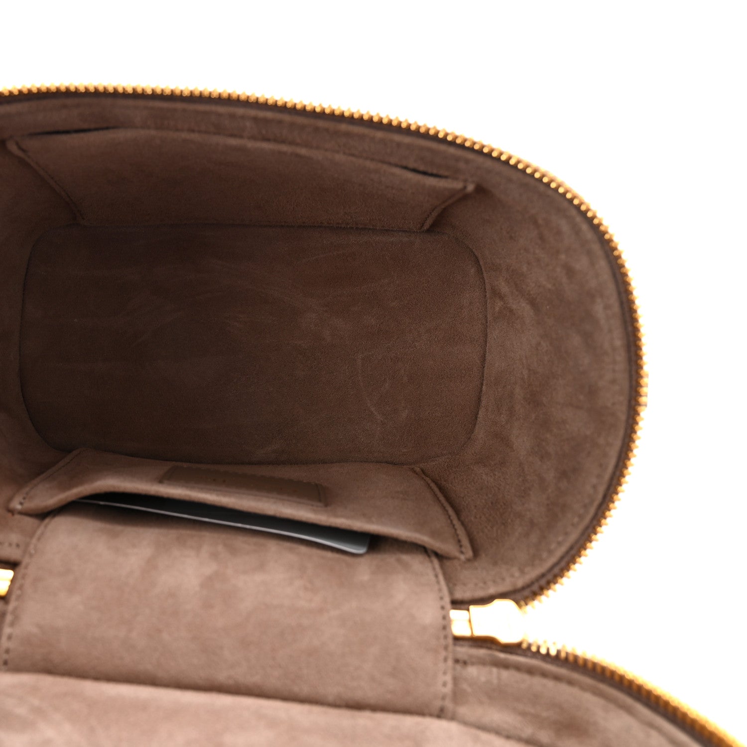 Christian Dior Lambskin Cannage Small Diortravel Vanity Case Warm Taupe 5 of 9
