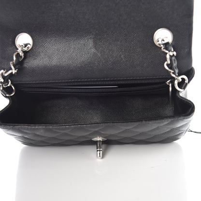 Chanel Caviar Quilted Mini Rectangular Flap Black 7 of 10