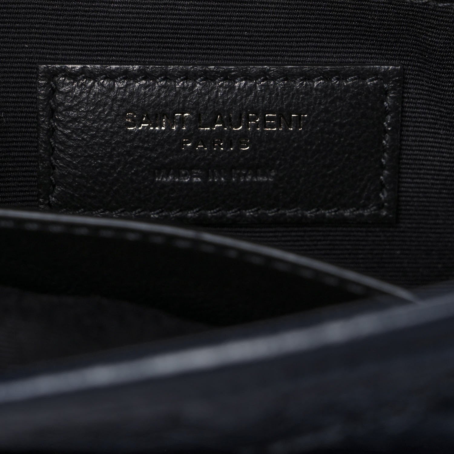 Saint Laurent Crinkled Calfskin Matelasse Monogram Medium Niki Chain Satchel Deep Marine 7 of 10